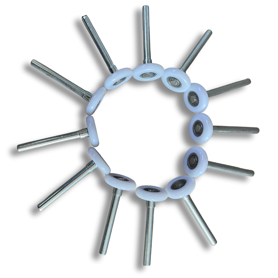 Nylon Roller Set (12) | Garage Door Hardware - Image 3
