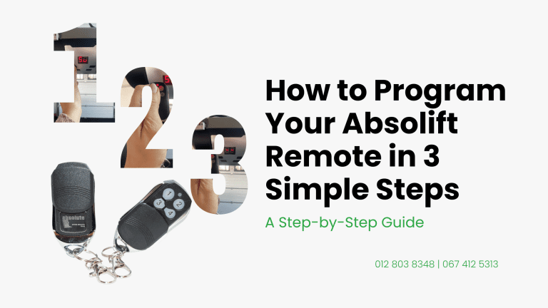 How to Program Your Absolift Remote in 3 Simple Steps